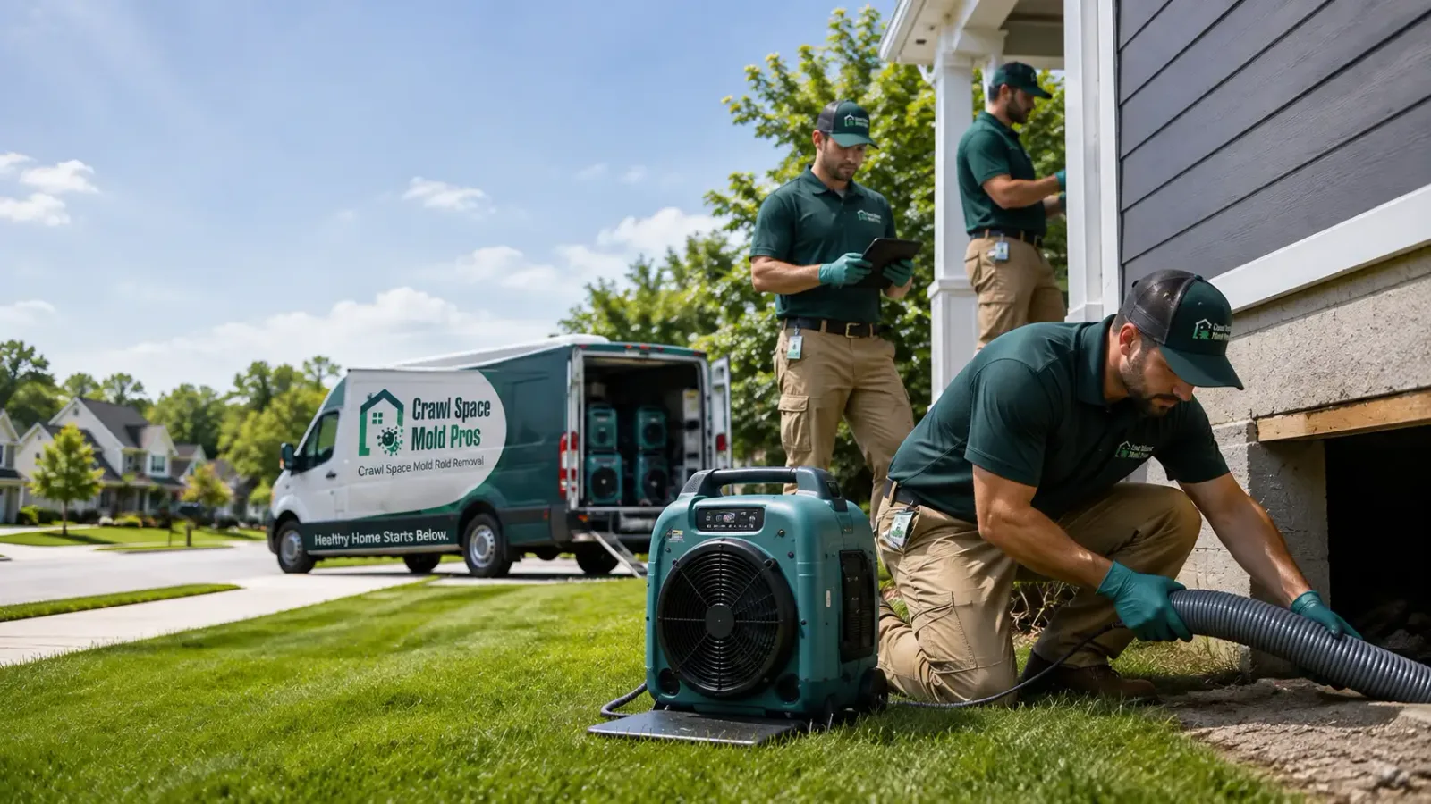 Crawl Space Mold Removal in Calamus, IA